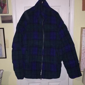 Plaid puffer!!